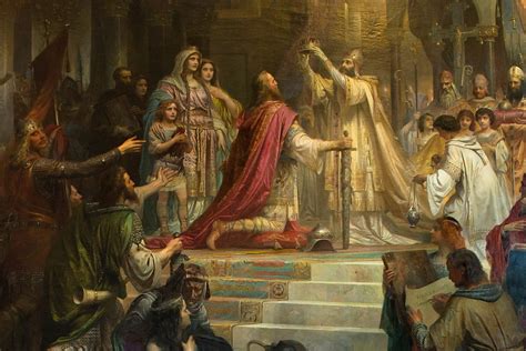 Charlemagne's Coronation: Carolingian Dynasty Rises Amidst Papal Authority and Western Europe Transformation